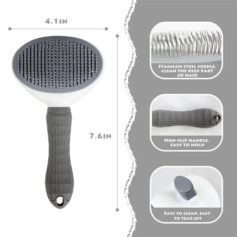 FURVEX Self-Cleaning Pet Grooming Comb™