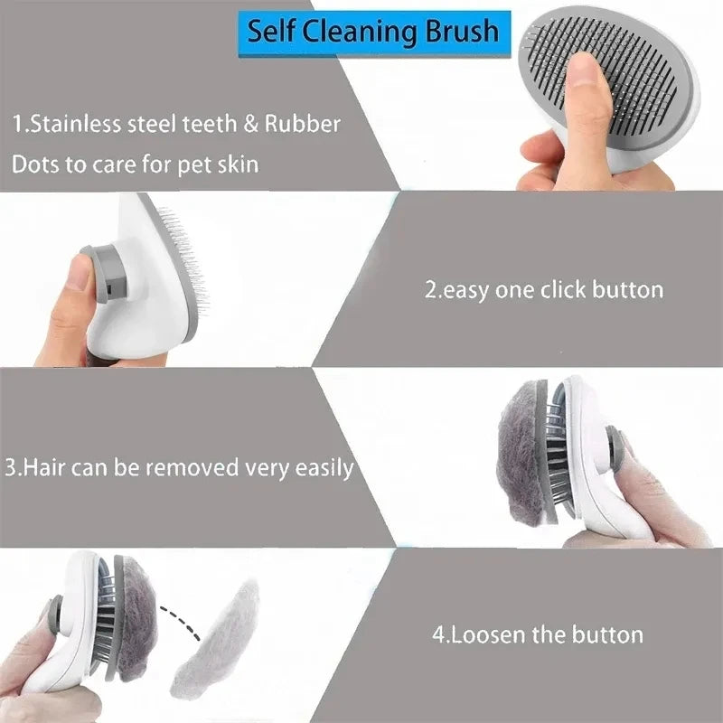 FURVEX Self-Cleaning Pet Grooming Comb™